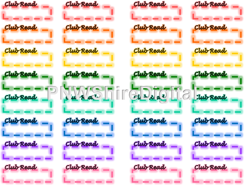 Club Read Stickers